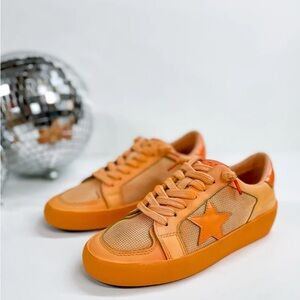 NEW Vintage Havana Extra Upper Sneakers Orange Size 7